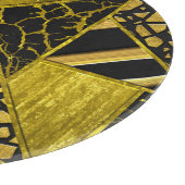 Gold Black Triangle Texusion Schneidebrett (Ecke)