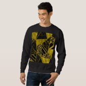 Gold Black Triangle Texusion Sweatshirt (Vorne ganz)