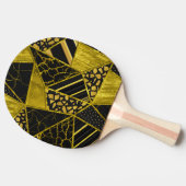 Gold Black Triangle Texusion Tischtennis Schläger (Seitenansicht)