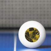 Gold Black Triangle Texusion Tischtennisball (Netto)