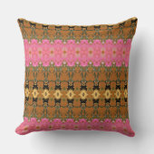 Gold Black und Pinks Kissen (Vorderseite)