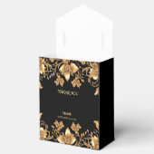 Gold Black Verziert Floral Fevor Box Geschenkschachtel (Geöffnet)
