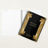 Gold Black Verziert Floral Planner Planer (Anzeige)