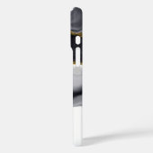 Gold Black Watercolor personalisieren Case-Mate iPhone Hülle (Rückseite / Links)