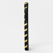 Gold & Black Zig Zag Muster Case-Mate iPhone Hülle (Hinten/Links)