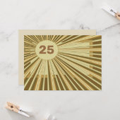 Gold Blast Birthday Card Karte (Vorderseite/Rückseite Beispiel)