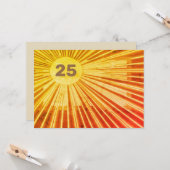 Gold Blast Birthday Card Karte (Vorderseite/Rückseite Beispiel)