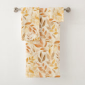 Gold-Blätter Badhandtuch Set (Insitu)