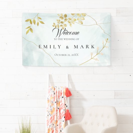 Gold-Blätter Banner (Insitu)