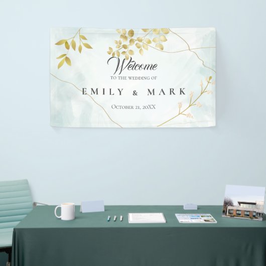 Gold-Blätter Banner (Messeveranstaltung)