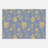 Gold Blätter Blue Green Spring Brautparty (Vorderseite 2)