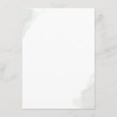 Gold Blätter & Eukalyptus Grüne Hochzeitsstimmung Begleitkarte (Rückseite)