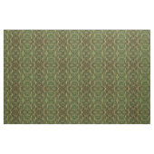 Gold Blätter Forest Green Elegantes Muster Stoff (Yard (91,4 cm))