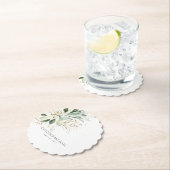 Gold Blätter Greenery Boho Summer Untersetzer (Vor Ort)