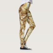 GOLD BLÄTTER LEGGINGS (Rechts)