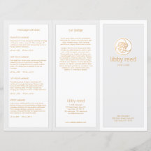 Gold-Blätter Logo Skin Care Wellness-Center TriFol