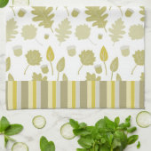 Gold Blätter Microfiber Küche Handtuch (Gefaltet)