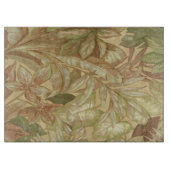 Gold-Blätter-Schneideboard Schneidebrett (Vorderseite)