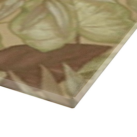 Gold-Blätter-Schneideboard Schneidebrett (Ecke)