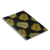 Gold Blätter Spiral Foto Notebook Notizblock (Rechte Seite)