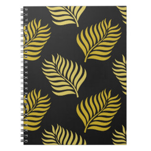 Gold Blätter Spiral Foto Notebook Notizblock