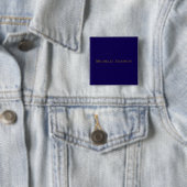 Gold & Blau Farbe Professionell Schlicht Modern Button (Beispiel)