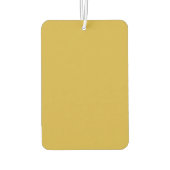 Gold & Blau Farbiges Monogramm Professioneller Anf Autolufterfrischer (Rückseite)