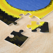 Gold Blau Puzzle (Seite)