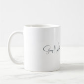 Gold Blau Silber Sterne Kaffeetasse (Links)