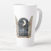Gold Blau Silber Sterne Milchtasse (Rechte Ecke)