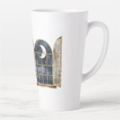 Gold Blau Silber Sterne Milchtasse (Rechts)