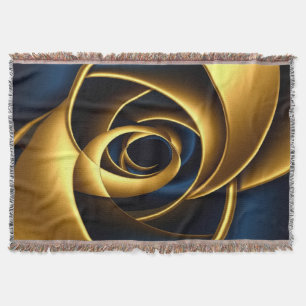 gold blau spiral abstrakt wirbel muster luxus ge decke