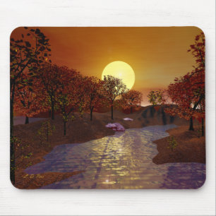 Gold bleiben zurück mousepad
