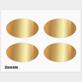 Gold-Blende für Ihr QR-Logo für benutzerdefinierte Ovaler Aufkleber (Blatt)