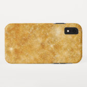 Gold Bling Case-Mate iPhone Hülle (Rückseite (Horizontal))