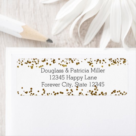 Gold Bling Glitzer Confetti (Insitu)