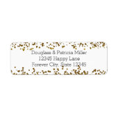 Gold Bling Glitzer Confetti (Vorne)