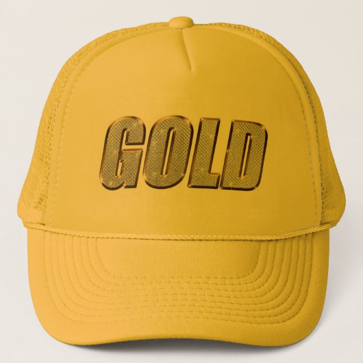 Gold Bling | Hat Truckerkappe (Vorderseite)