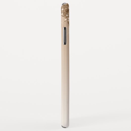 Gold Bling Luxury Sparkle Glitzer Monogram Case-Mate iPhone Hülle (Hinten/Rechts)