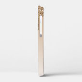 Gold Bling Luxury Sparkle Glitzer Monogram Case-Mate iPhone Hülle (Rückseite / Links)