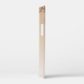 Gold Bling Luxury Sparkle Glitzer Monogram Case-Mate iPhone Hülle (Rückseite / Rechts)