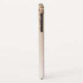 Gold Bling | Luxus Funkelnd Glitzer Monogram Case-Mate iPhone Hülle (Hinten/Links)