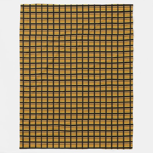 Gold Block Fleece Blanket (Vorderseite)