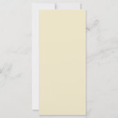 Gold Bloom Wedding Menu (Rückseite)