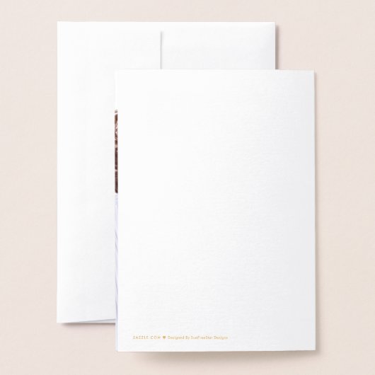 Gold Blue Christmas Tree Holiday Foto Collage Folienkarte (Rückseite mit Umschlag)