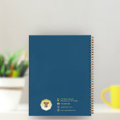 Gold & Blue, Corporate Business Foto Notizblock