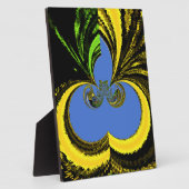 Gold Blue Fotoplatte (Seite)