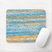 Gold Blue Glitzer Abstrakt Mousepad (Mit Mouse)