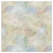 Gold Blue Green Leopard Print Stoff (Nahaufnahme)