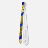 Gold Blue Krawatte (Rückseite)